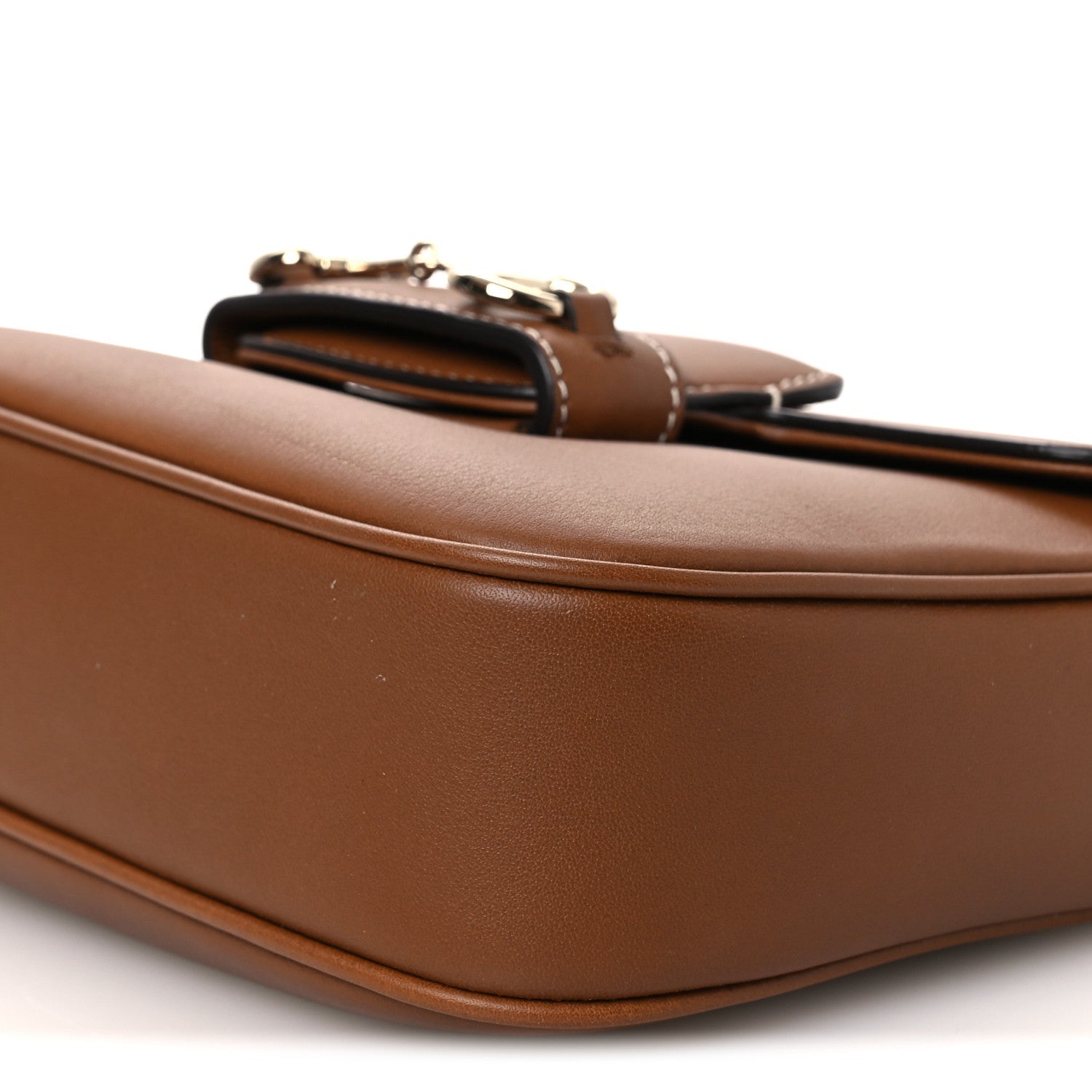 Arabella Calfskin Horsebit 1955 Soft Small Shoulder Bag Sundial