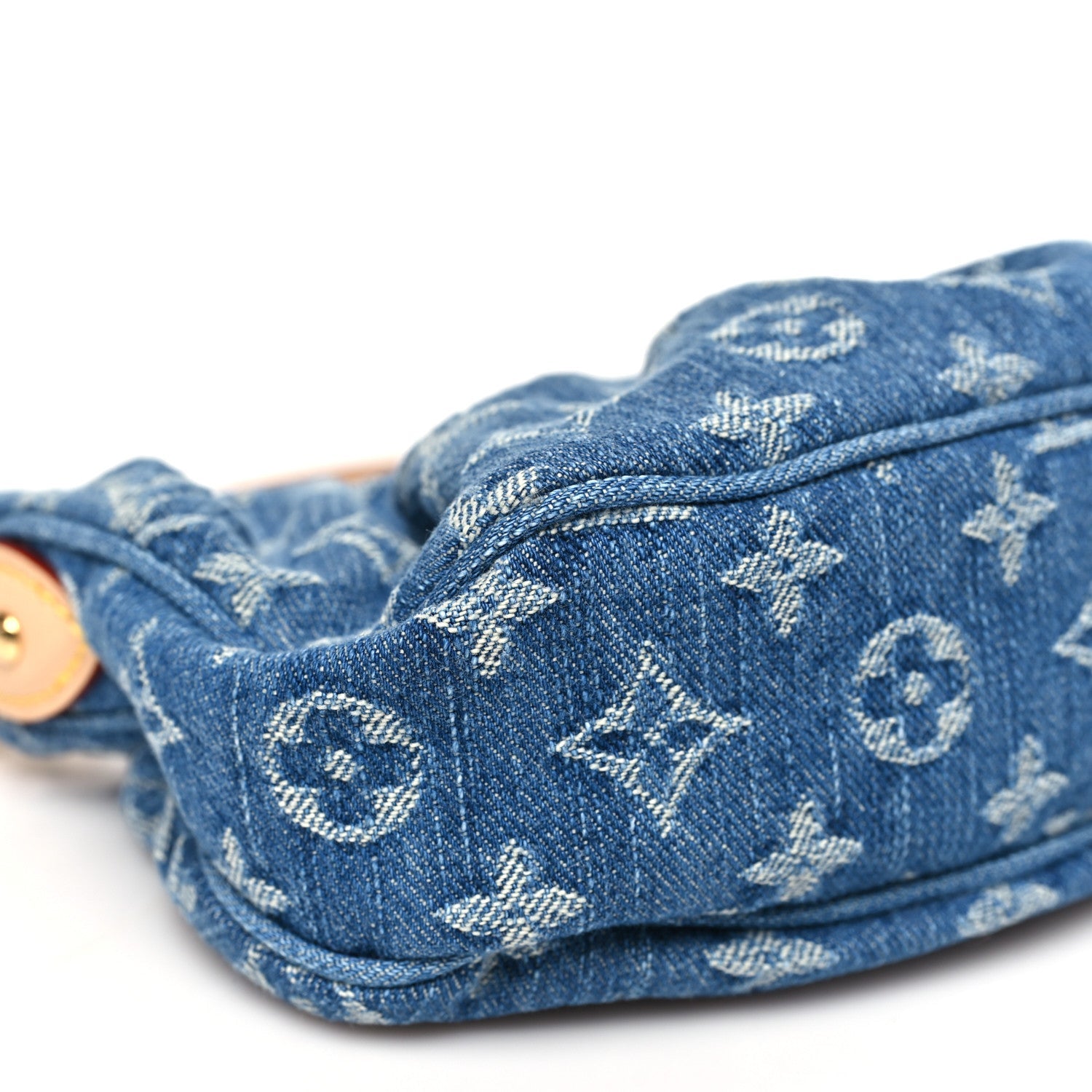 Monogram Denim Pochette Valley Blue