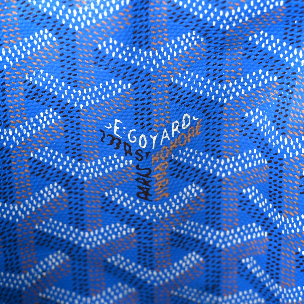 Goyardine Reversible Mini Anjou Sky Blue