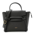 Grained Calfskin Pico Belt Bag Grey