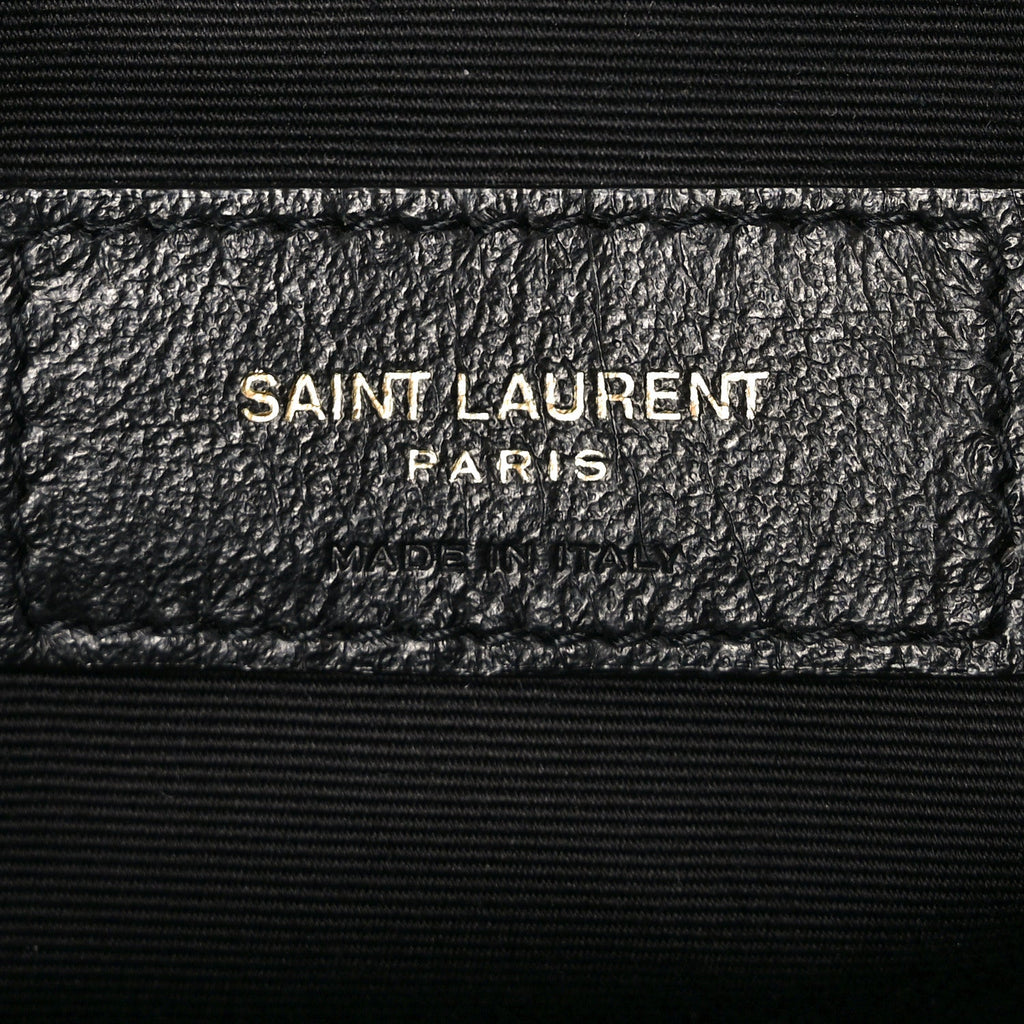 Calfskin Matelasse Monogram Lou Camera Bag Black