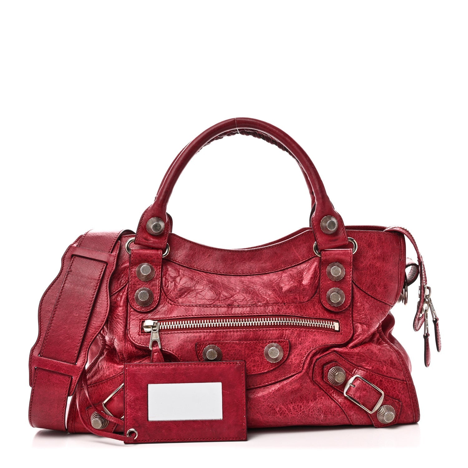Agneau Giant 21 Silver Hardware City  Pourpre