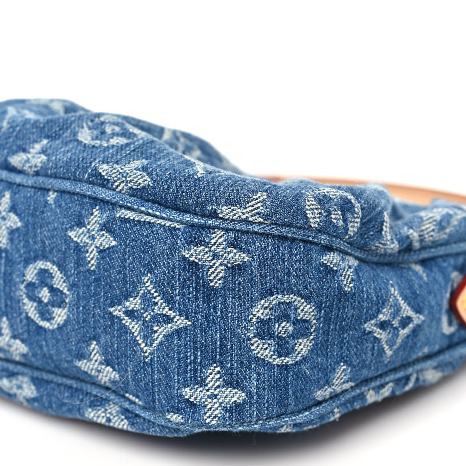 Monogram Denim Pochette Valley Blue