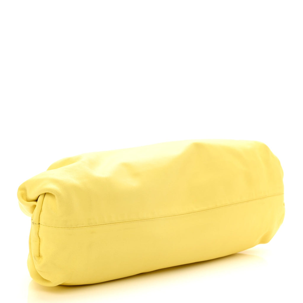 Smooth Butter Calf The Pouch Oversized Clutch Sherbert