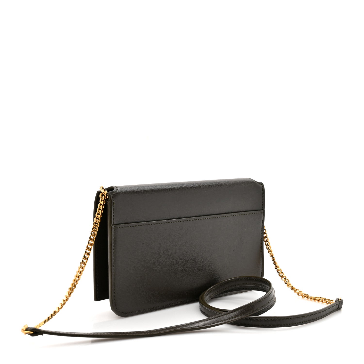 Smooth Calfskin Monogram Phone Holder Crossbody Light Musk