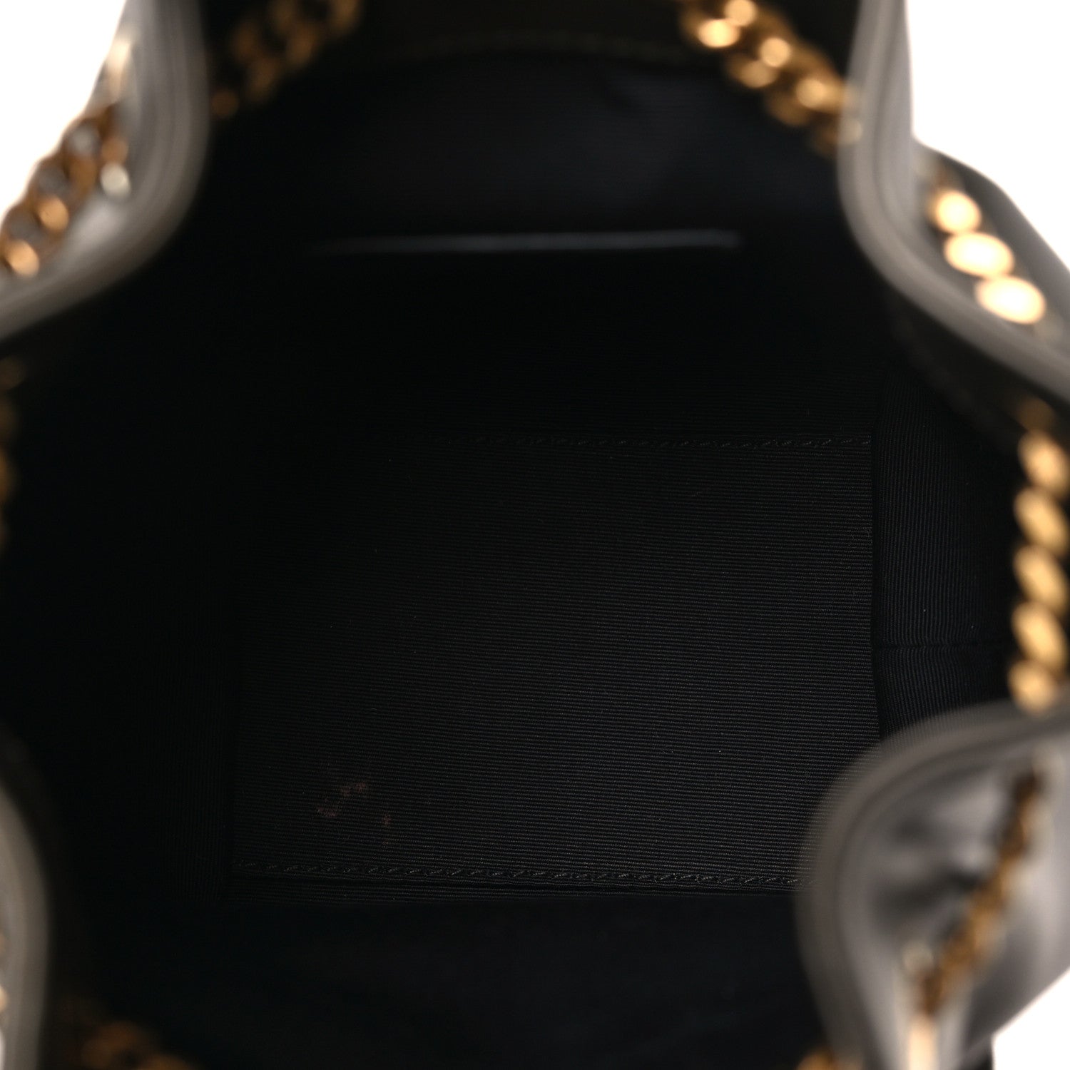 Lambskin Matelasse Monogram Joe Nano Bucket Bag Light Musk