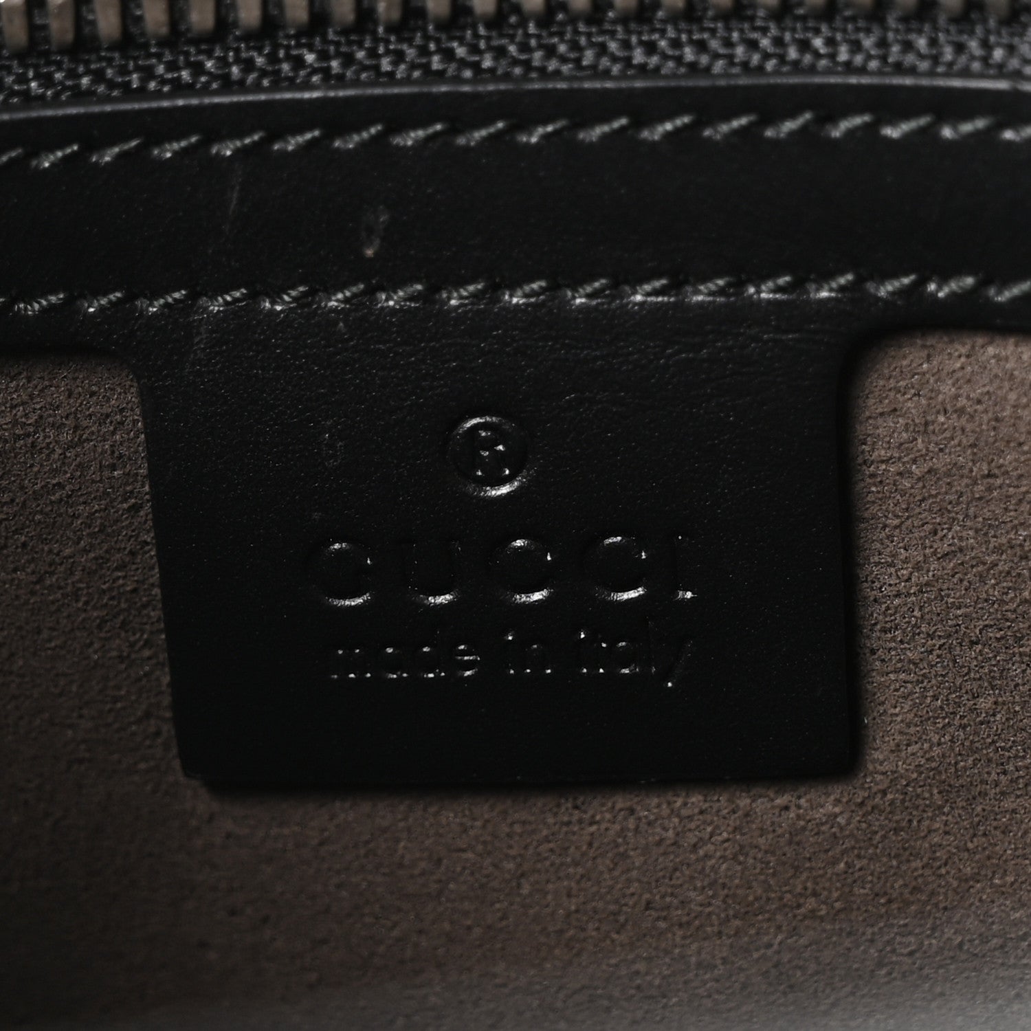 Guccissima Signature Briefcase Black