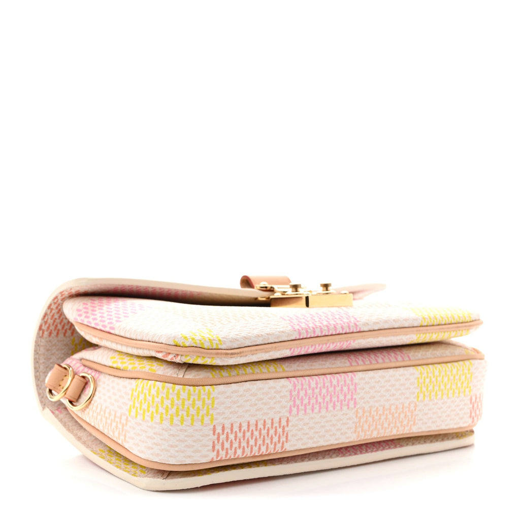 Damier Giant Pochette Metis East West Peach