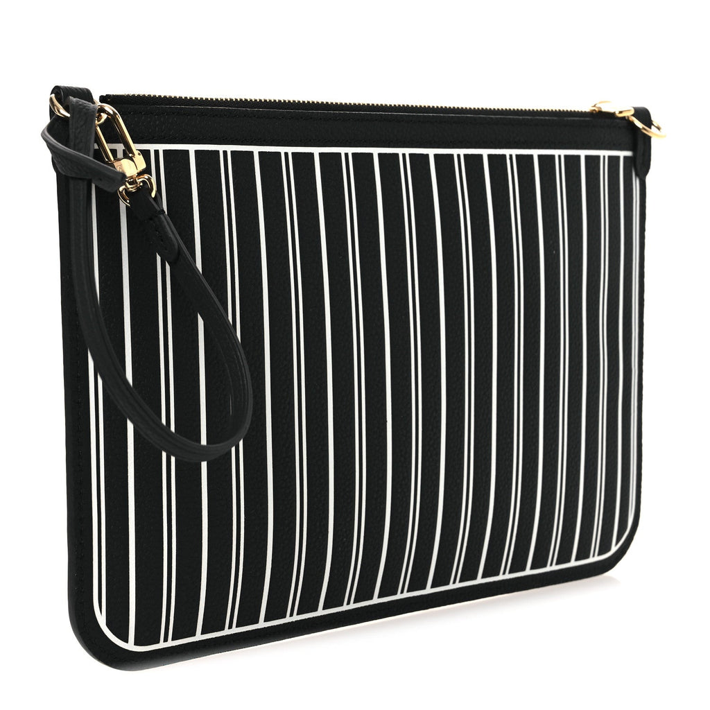 Calfskin Neverfull Inside Out MM Pochette Black