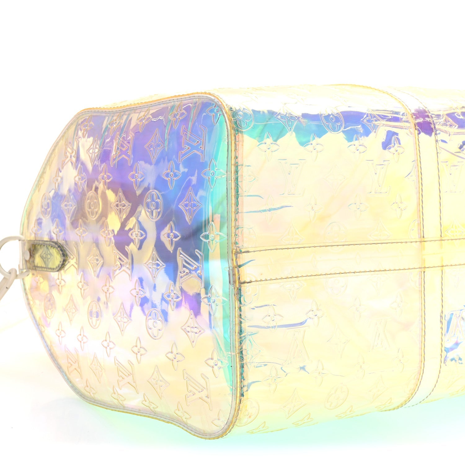 PVC Monogram Keepall Bandouliere 50 Iridescent Prism