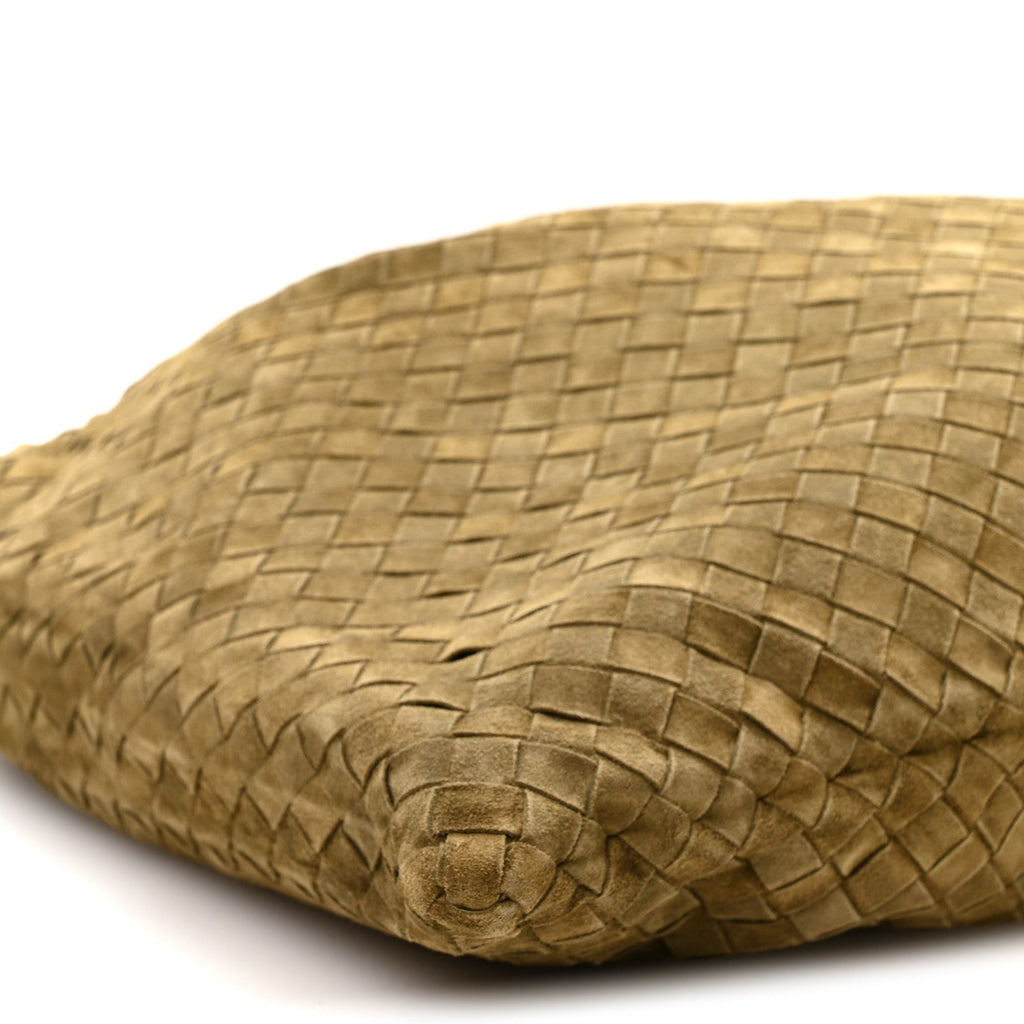 Suede Intrecciato Large Hop Mud