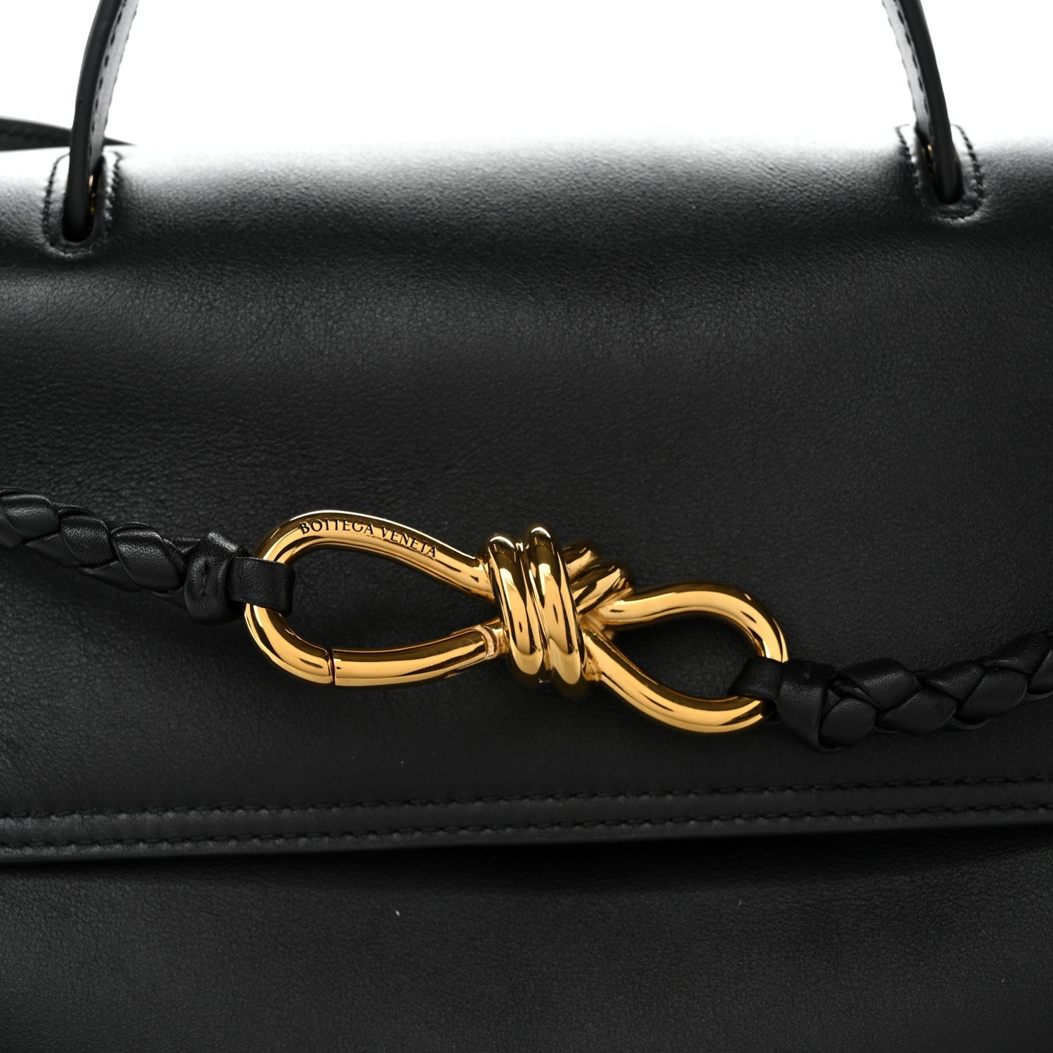 Silky Calfskin Small Ciao Ciao Black