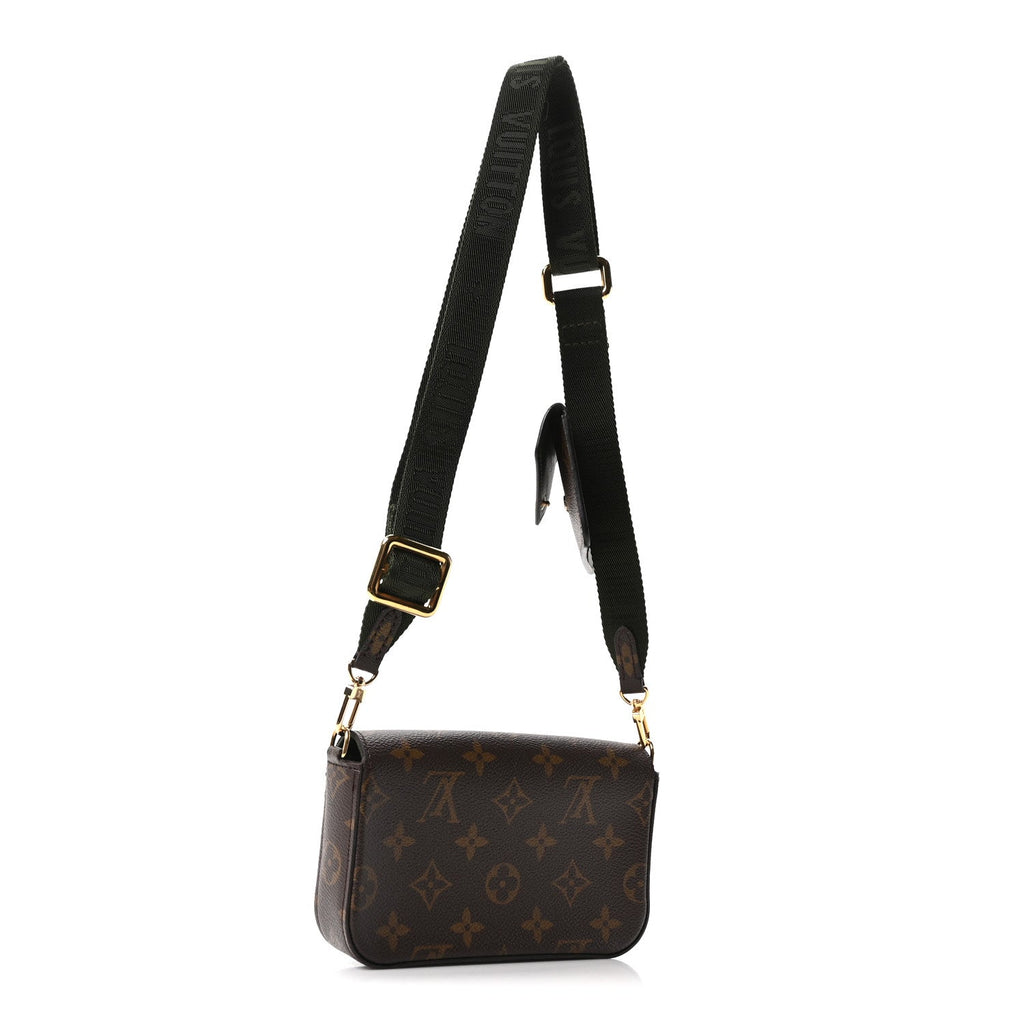 Monogram Felicie Strap & Go Kaki Kaki
