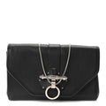 Sugar Goatskin Obsedia Chain Shoulder Bag Black