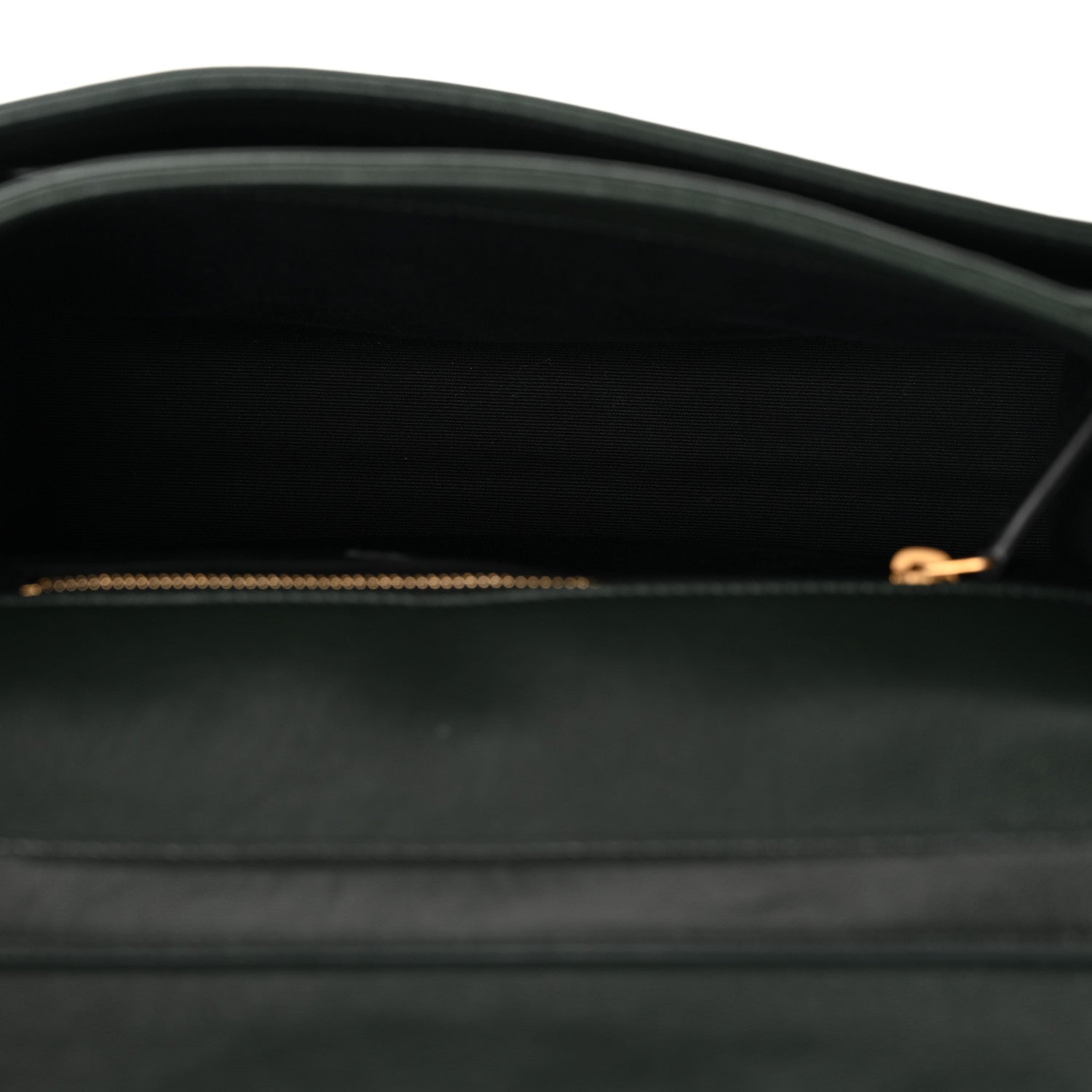 Lambskin Quilted Mini Becky Chain Bag Vert Fonce