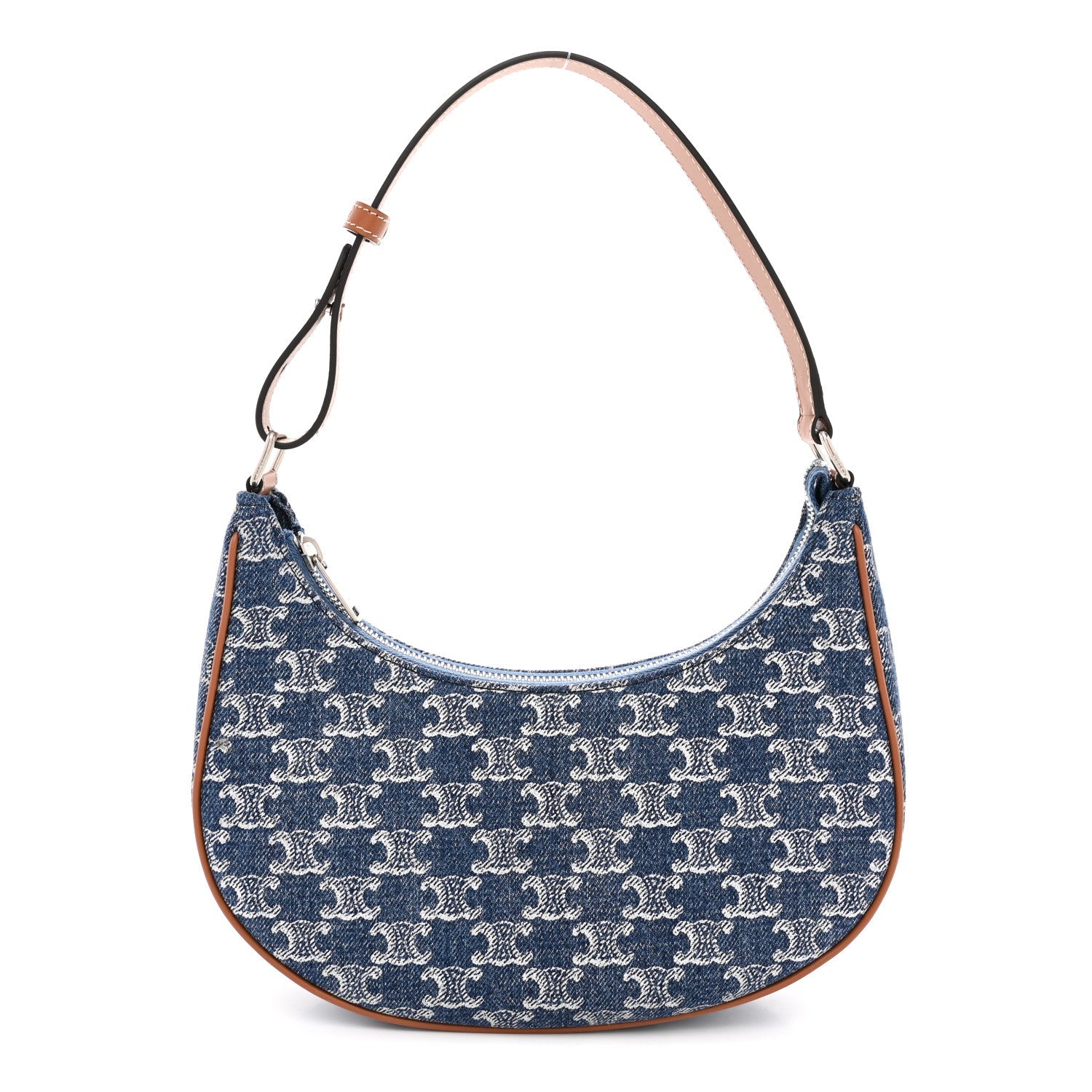 Denim Triomphe Ava Shoulder Bag Blue