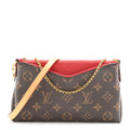 Monogram Pallas Clutch Cherry