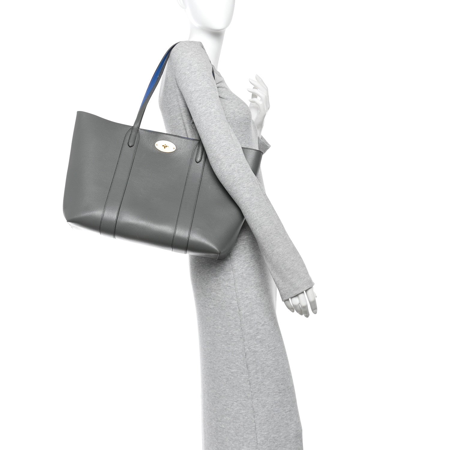 Small Classic Grain Bayswater Tote Charcoal
