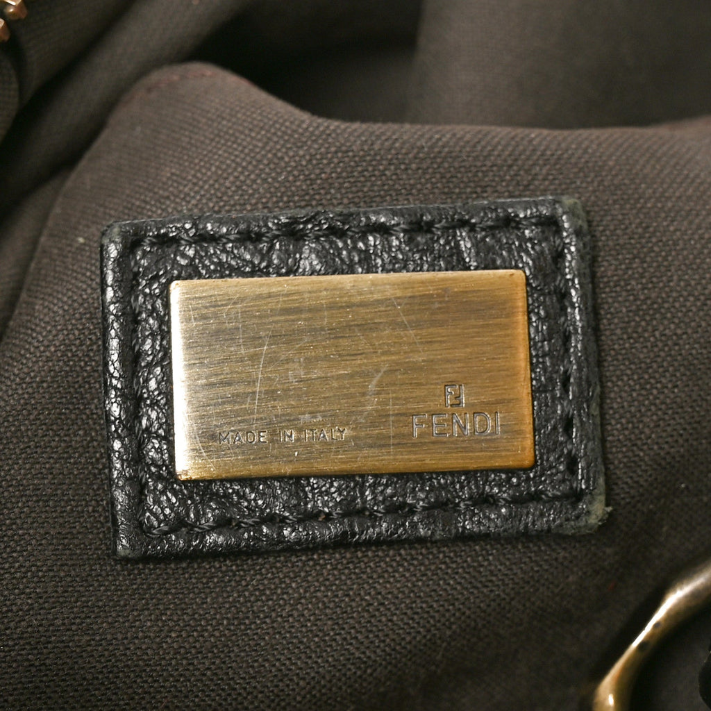 Nappa Patent B Buckle Hobo Black