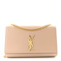 Grain De Poudre Medium Monogram Kate Satchel Nude Powder