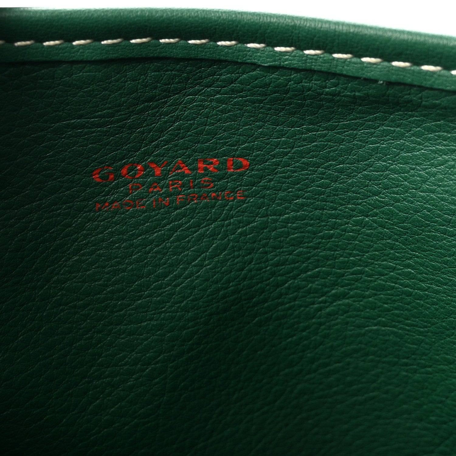 Goyardine Reversible Mini Anjou Green