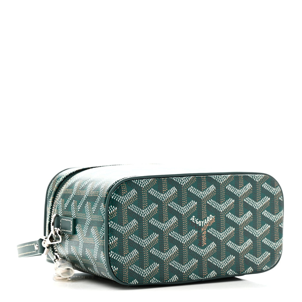 Goyardine Muse Mini Vanity Case Green