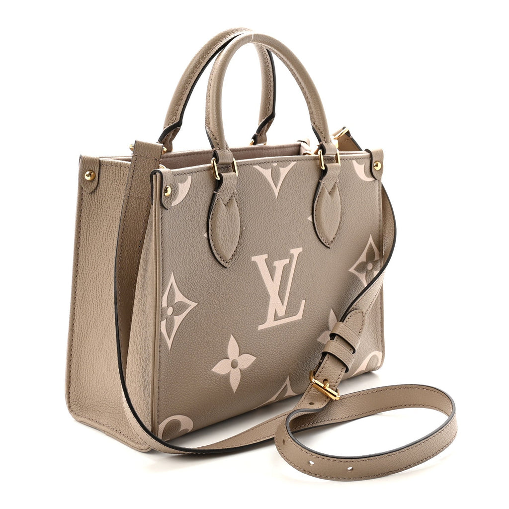 Empreinte Monogram Giant Onthego PM Tourterelle Creme