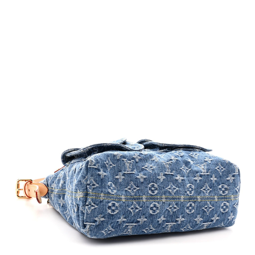 Monogram Denim Baggy NM Blue