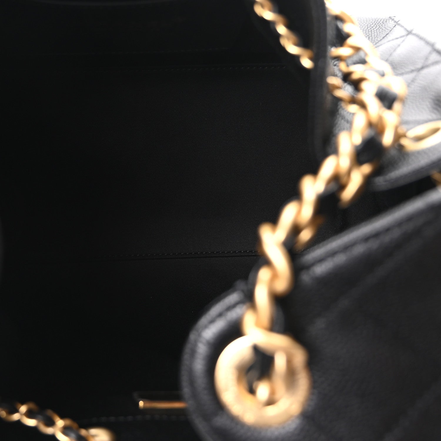 Caviar Quilted Small Chanel 25 Handbag Black