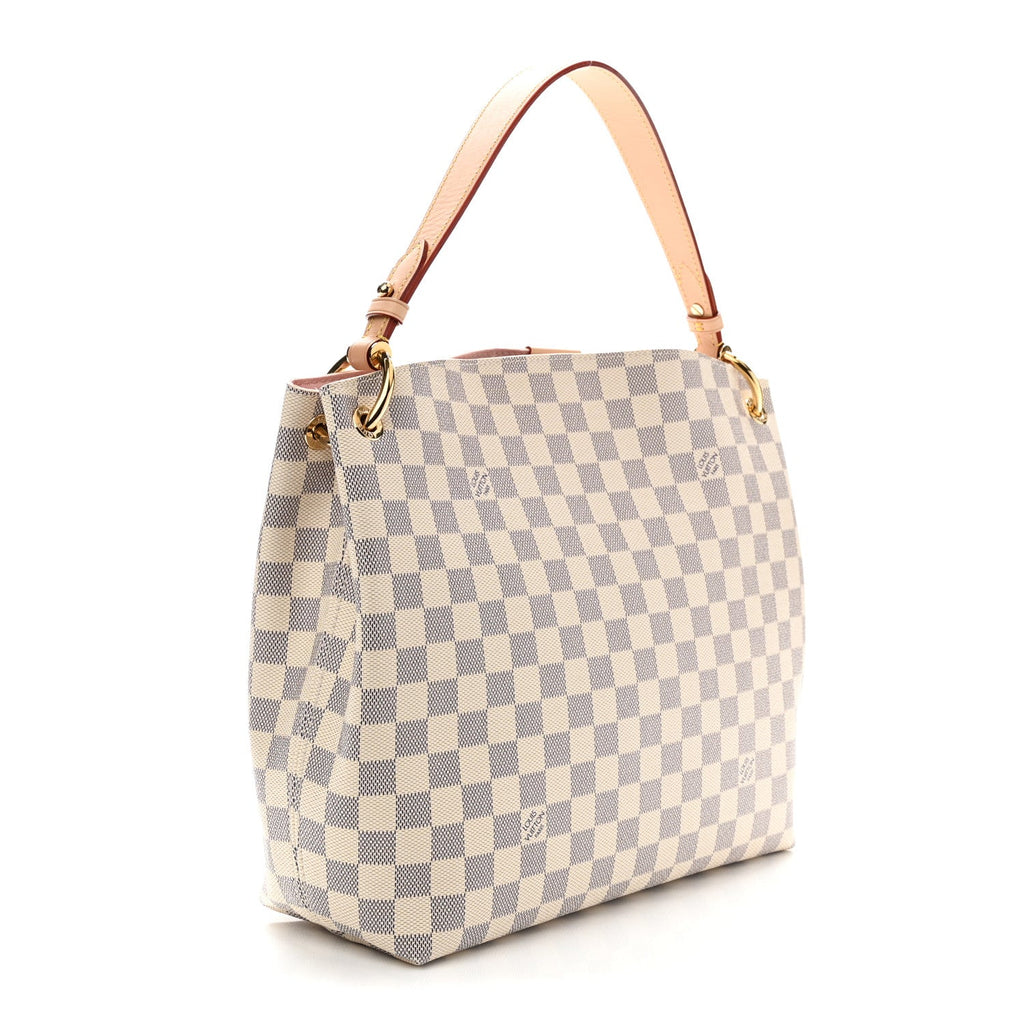 Damier Azur Graceful PM Rose Ballerine