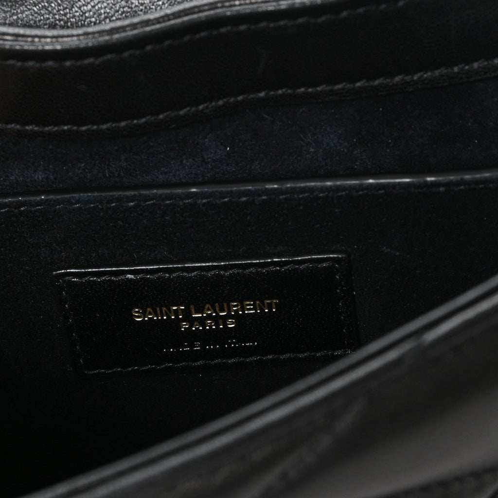 Lambskin Quilted Le 57 Diamond Shoulder Bag Black