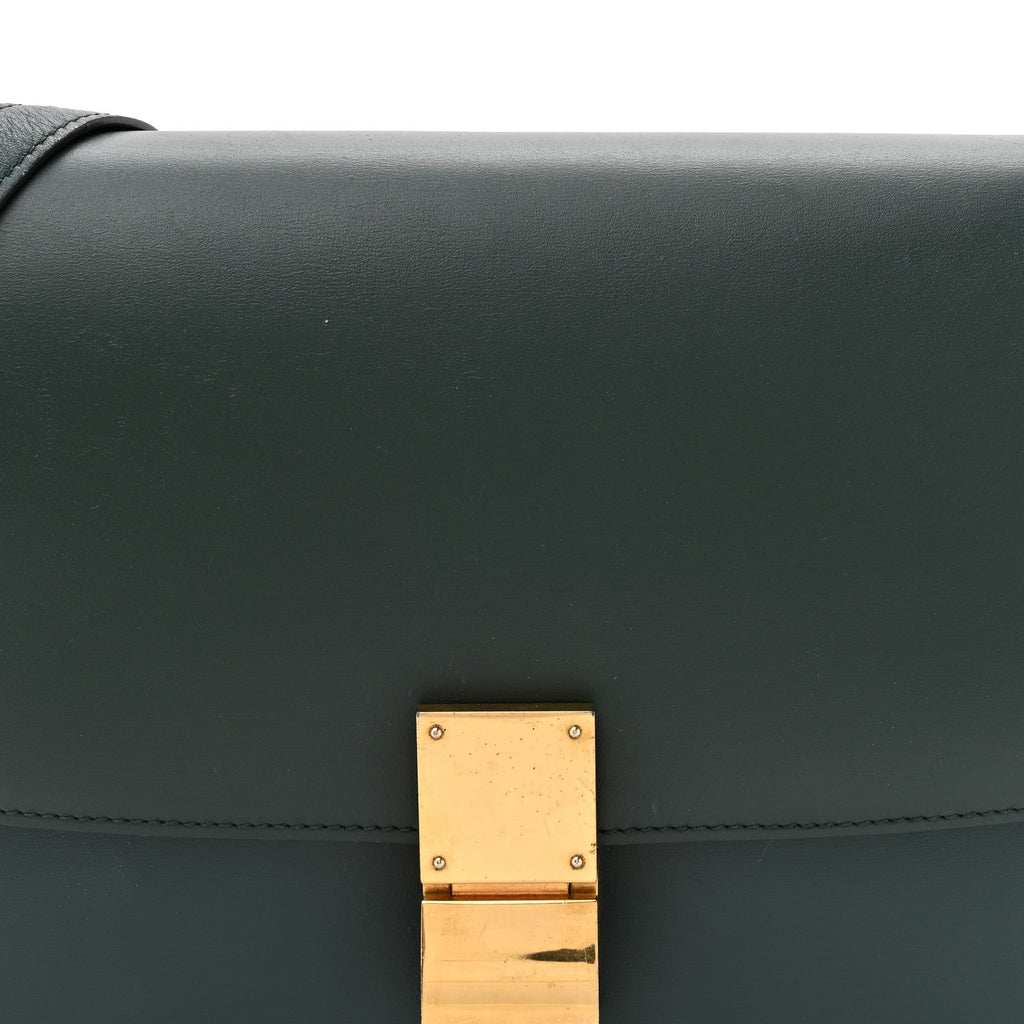 Box Calfskin Medium Classic Box Flap Bag Amazone