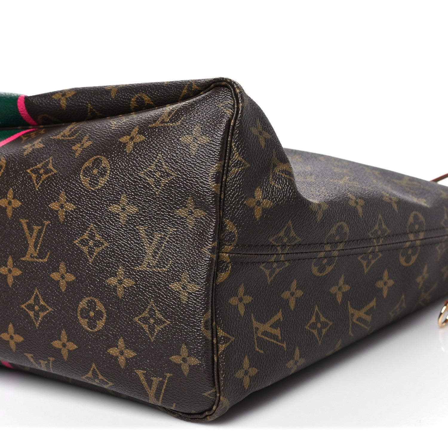 Monogram My LV Heritage Neverfull GM Vert Anglais Fuchsia