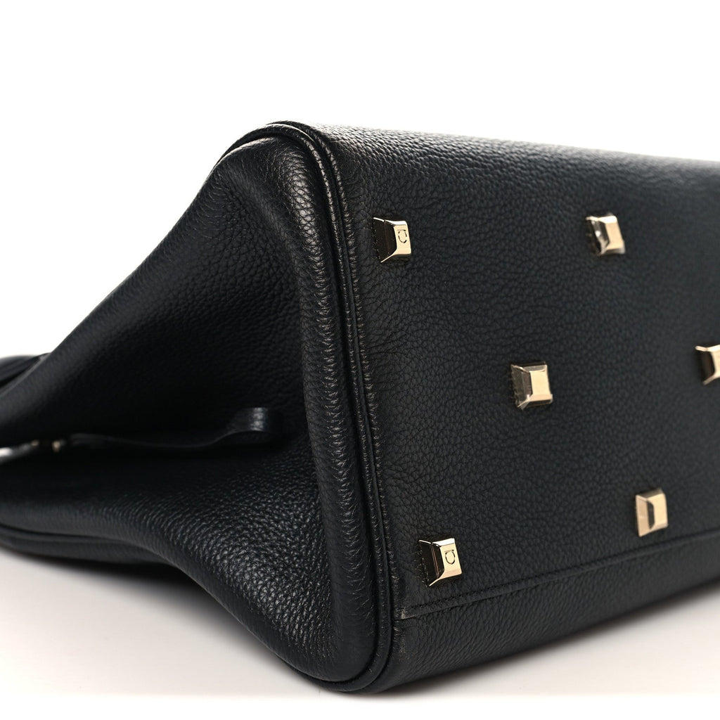Calfskin Large Studio Bag Black