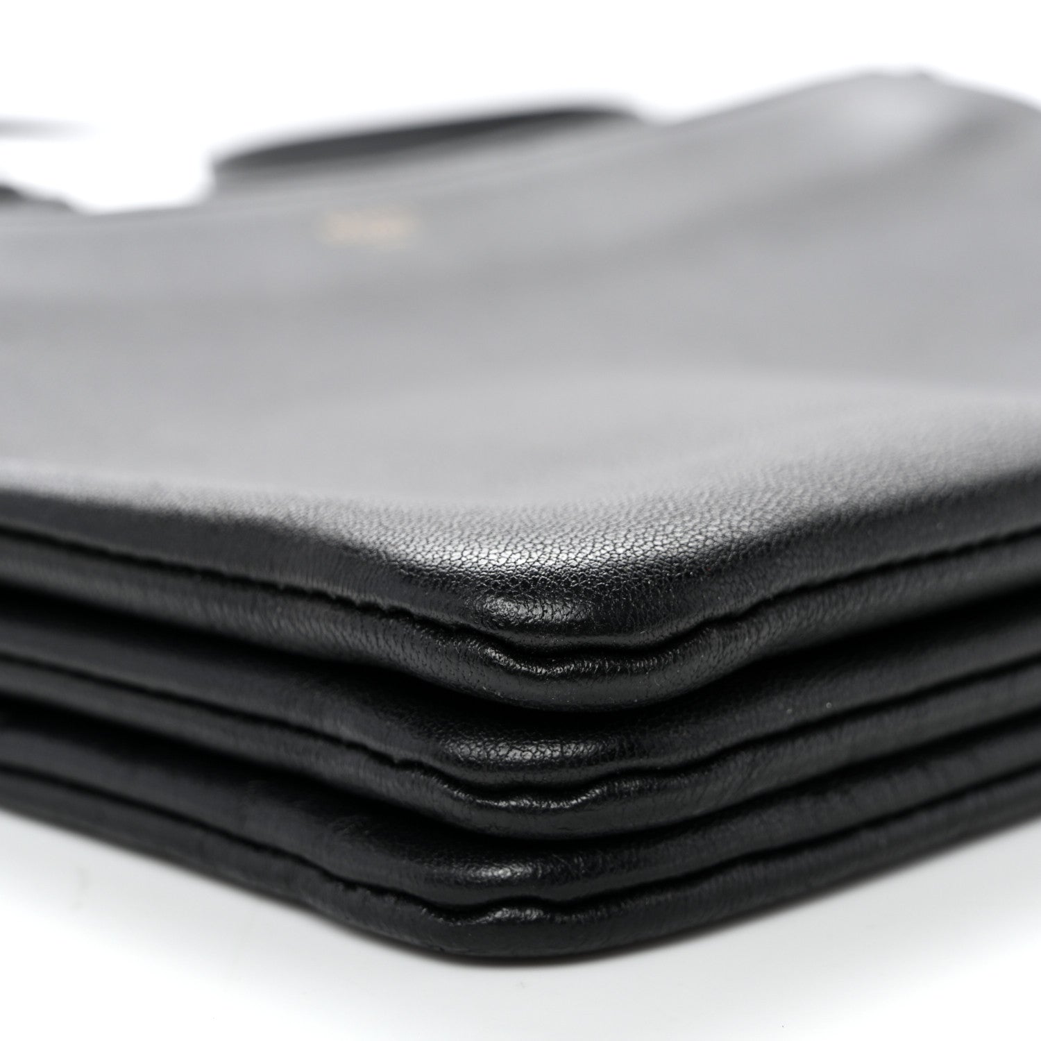Lambskin Small Trio Crossbody Bag Black