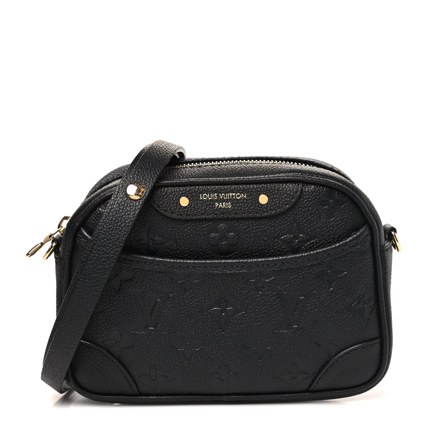 Empreinte Monogram Tiny Camera Bag Black