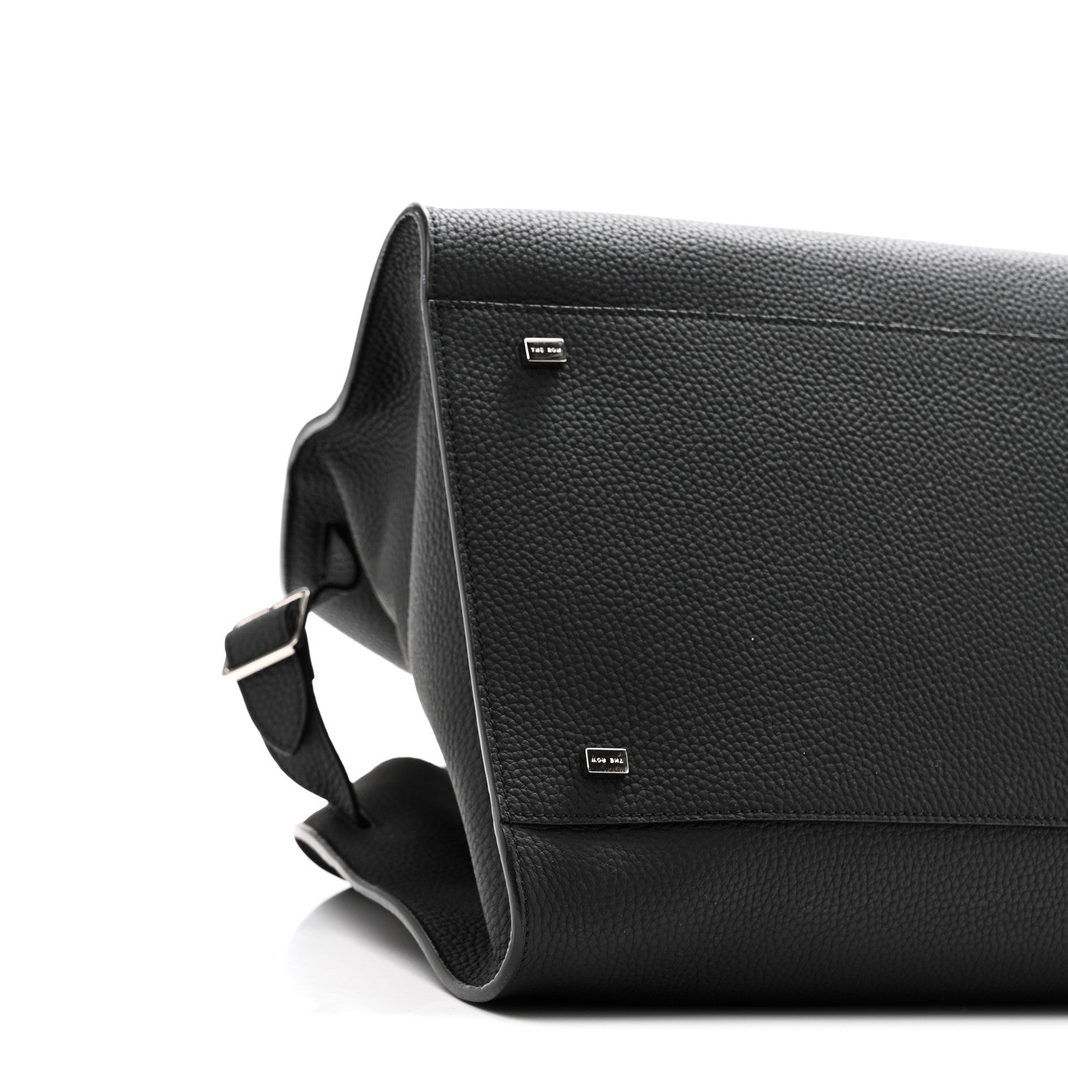 Matte Grained Calfskin Soft Margaux 15 Black