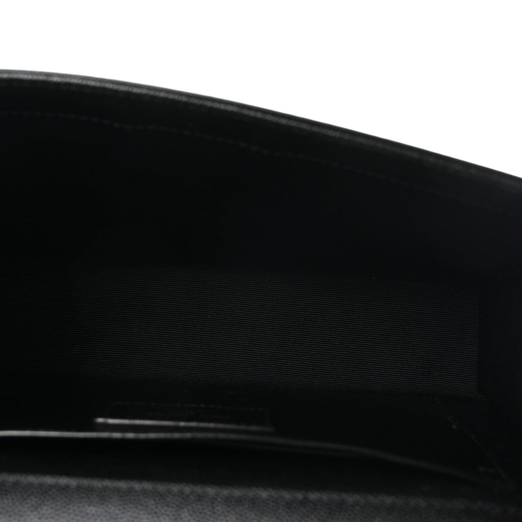 Grain De Poudre Medium Classic Monogram Kate Satchel Black
