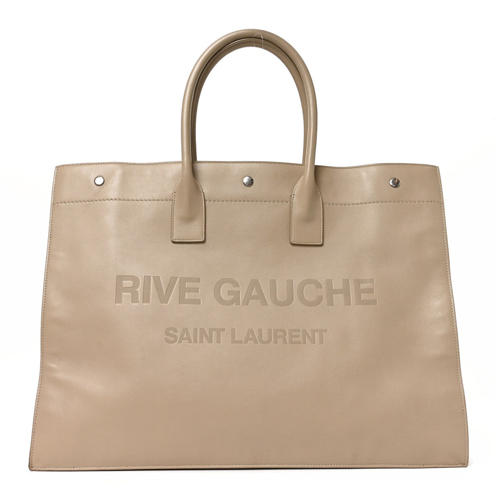 Vitello Large Rive Gauche Tote Sea Salt
