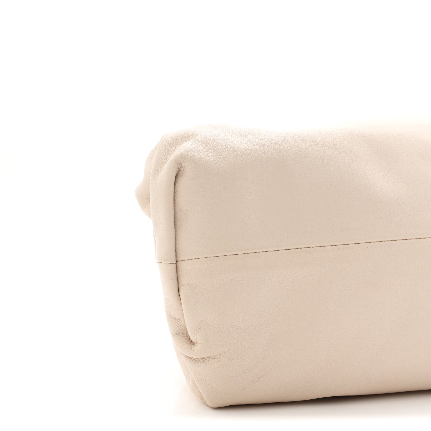 Smooth Butter Calf The Pouch Oversized Clutch Plaster