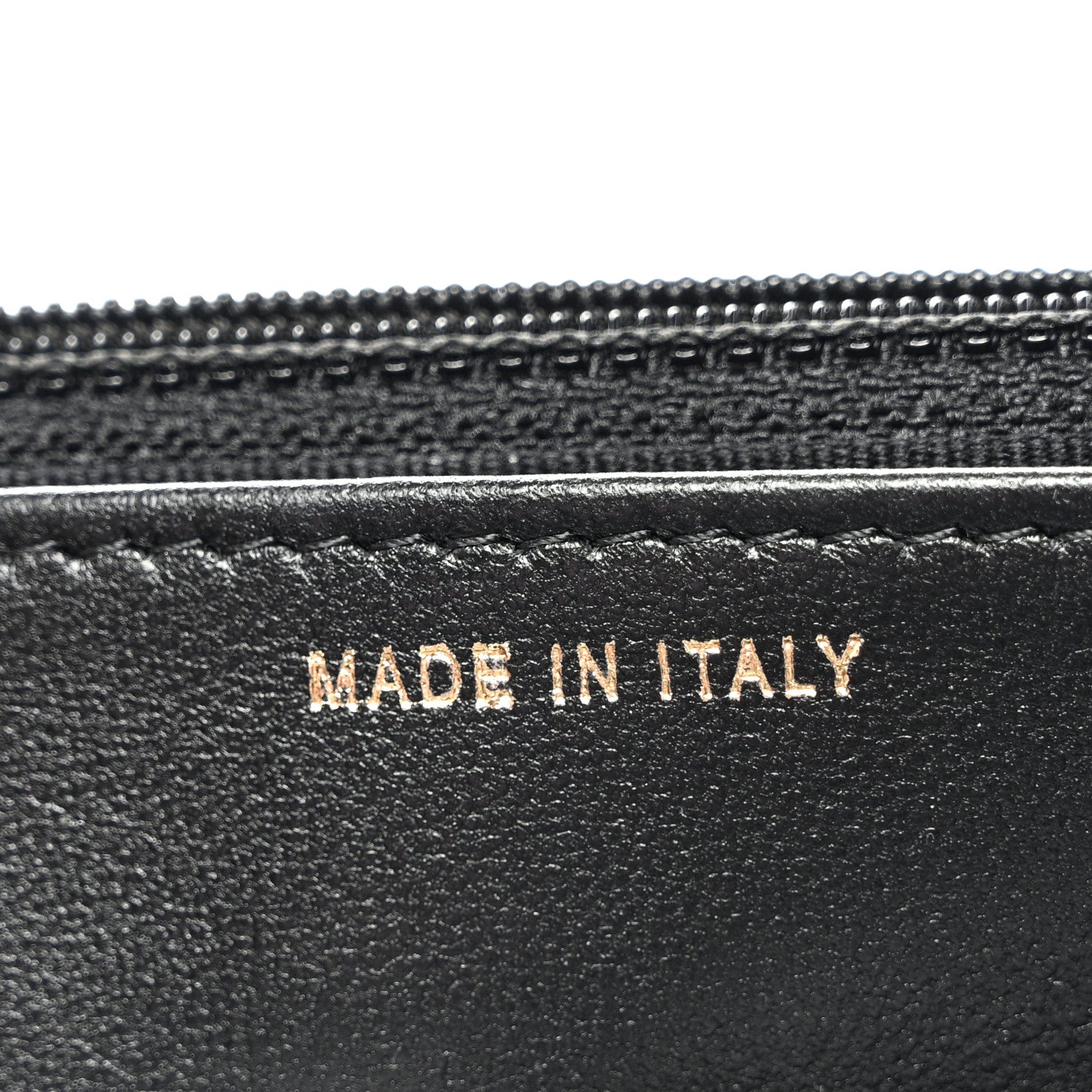 Lambskin Quilted Trendy CC Wallet On Chain WOC Black