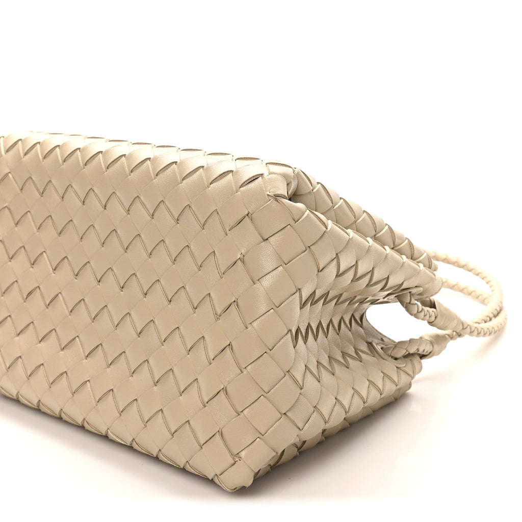 Nappa Intrecciato Medium Parachute Shoulder Bag Tufo