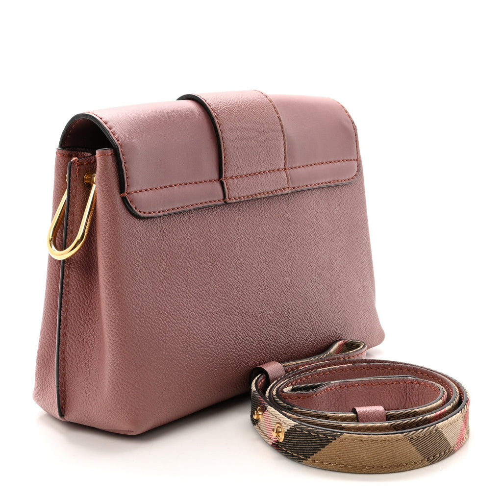 Soft Grain Calfskin Small Medley Crossbody Dusty Pink