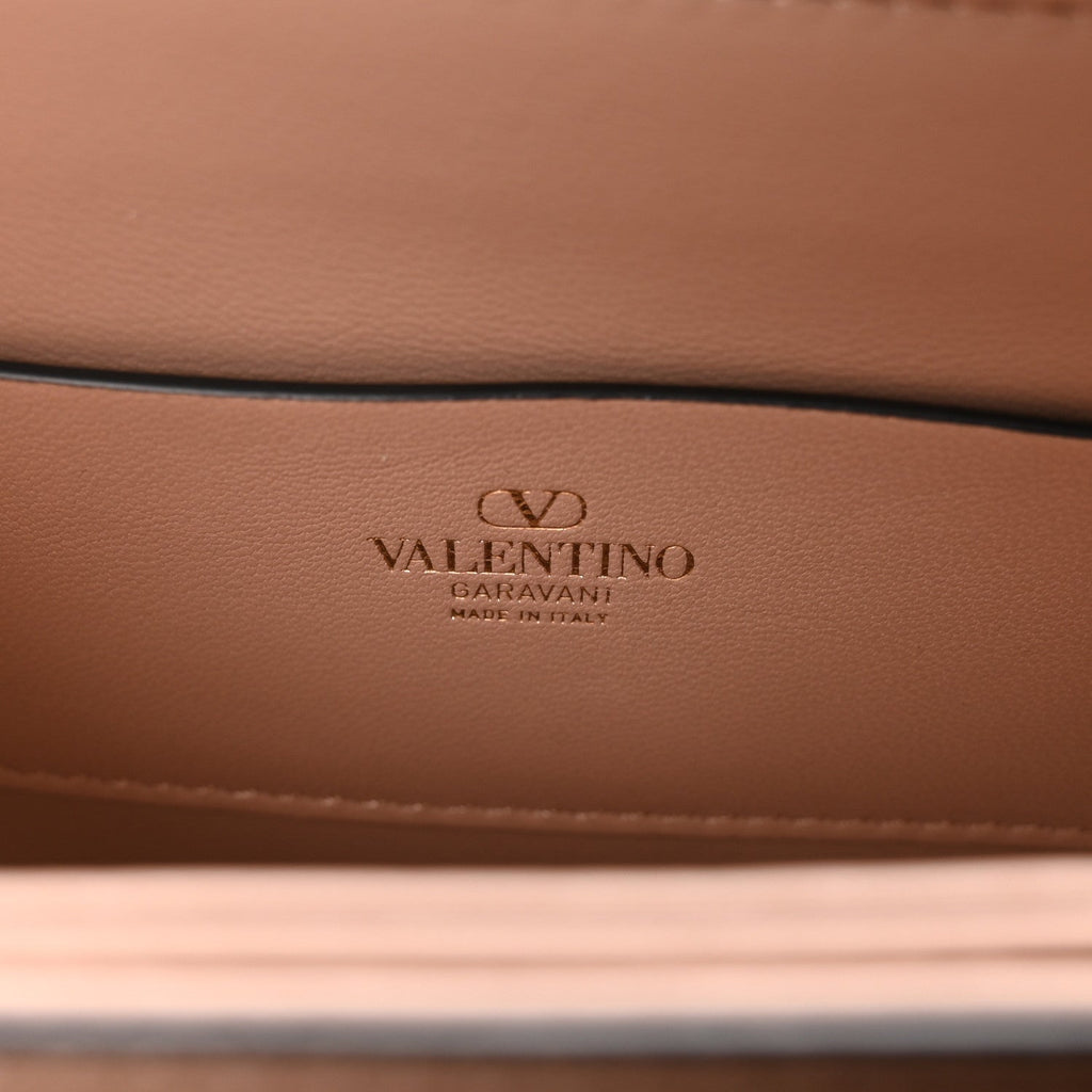 Grainy Calfskin VSling Saddle Bag Rose Cannelle