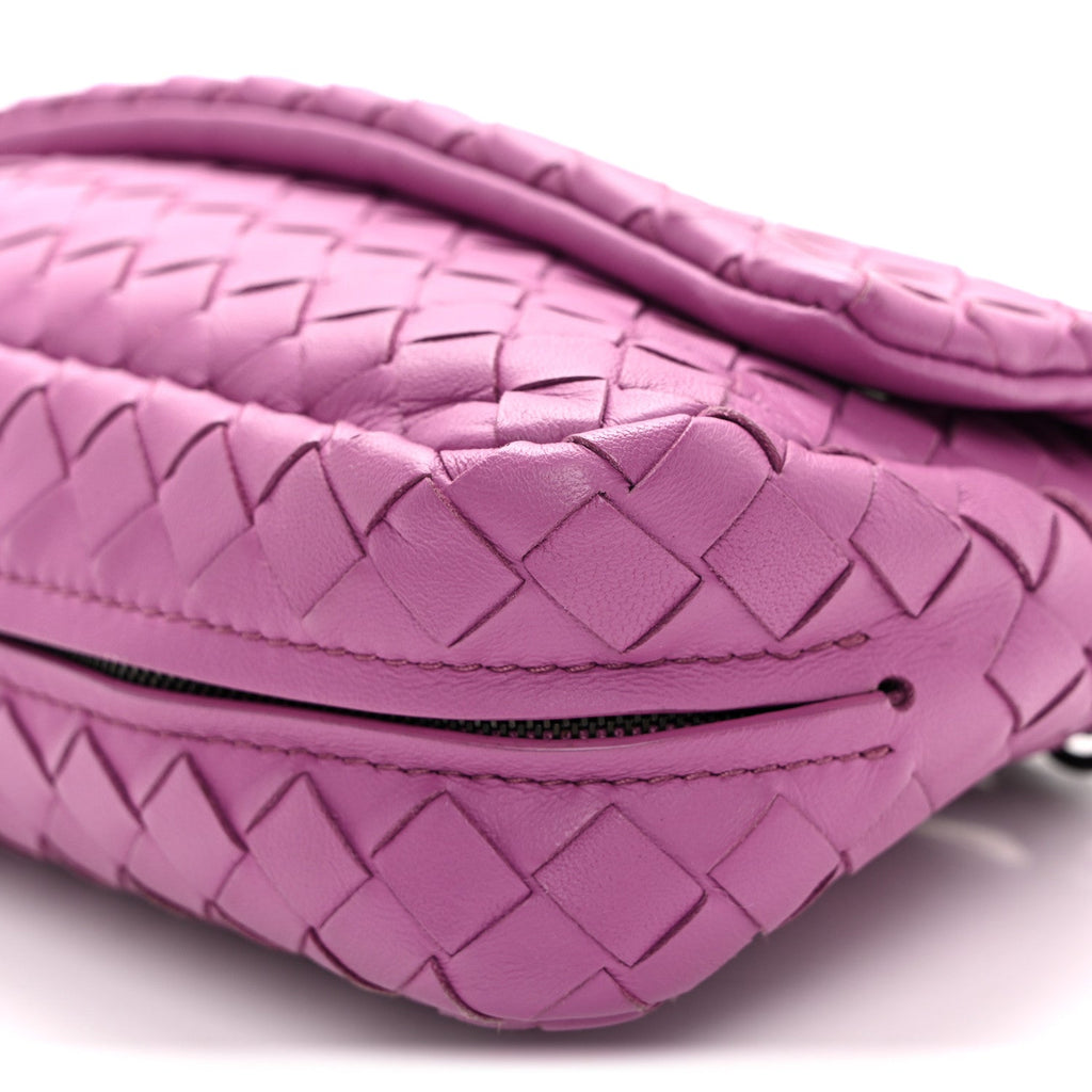Nappa Intrecciato Small Chain Crossbody Corot