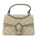 GG Supreme Monogram Mini Dionysus Top Handle Bag Beige Mystic White Oatmeal