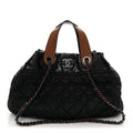 Iridescent Calfskin Small In The Mix Tote Dark Green
