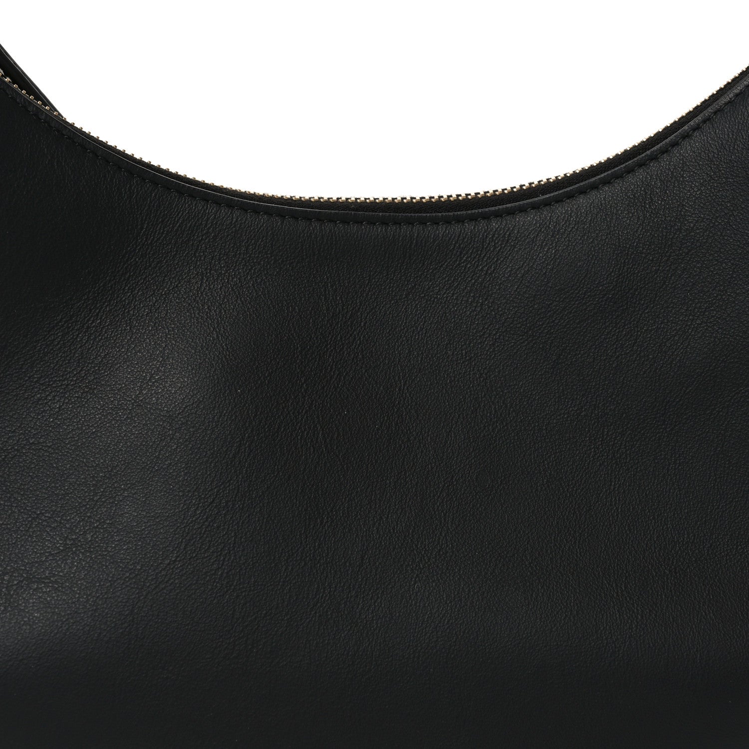 Vitello Grace Matte Small Fendigraphy Hobo Bag Black