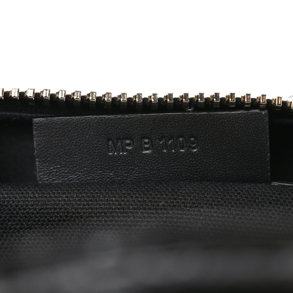 Calfskin Crocodile Embossed Small Antigona Black