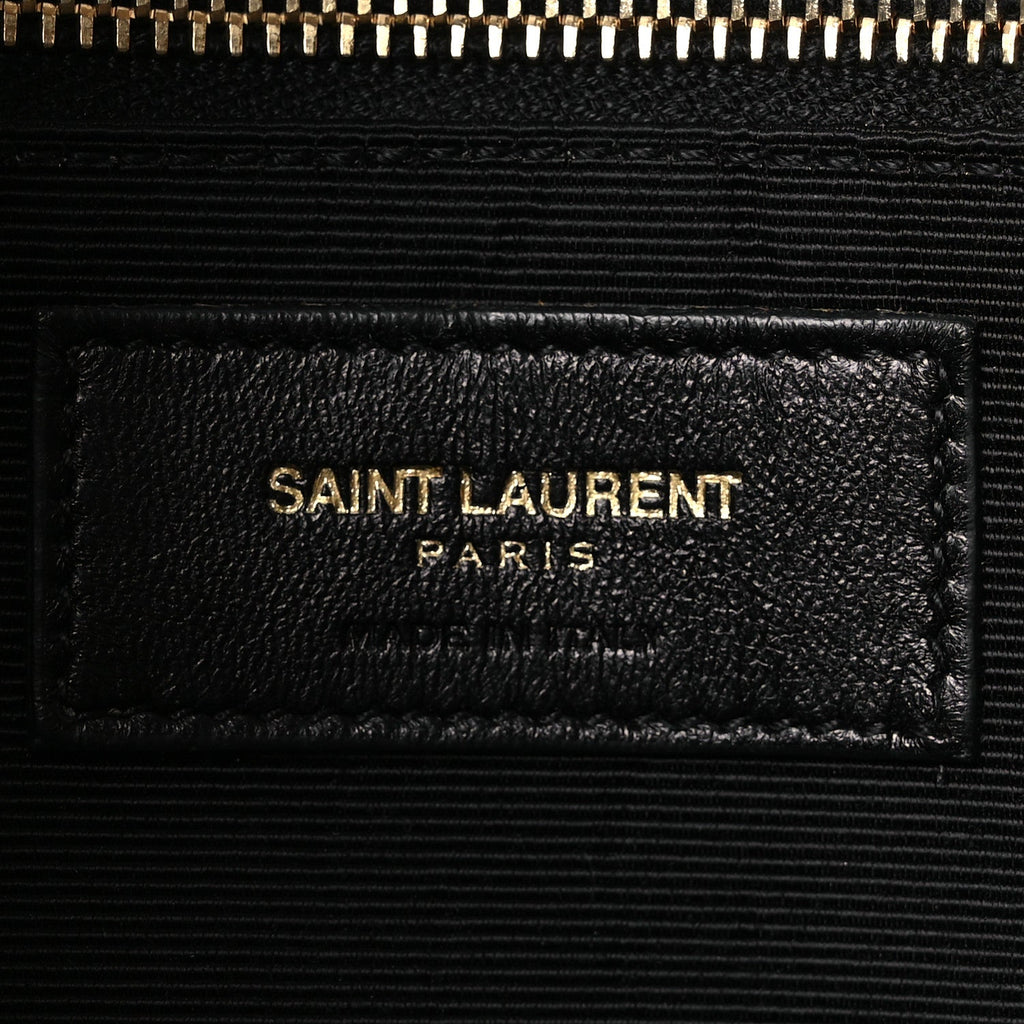 Grained Calfskin Small Sac De Jour Dark Brown